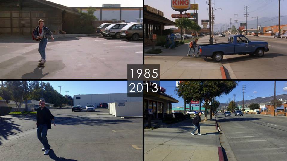 Dat scene, ищет места съемок, фотографирует места сняты фильмы