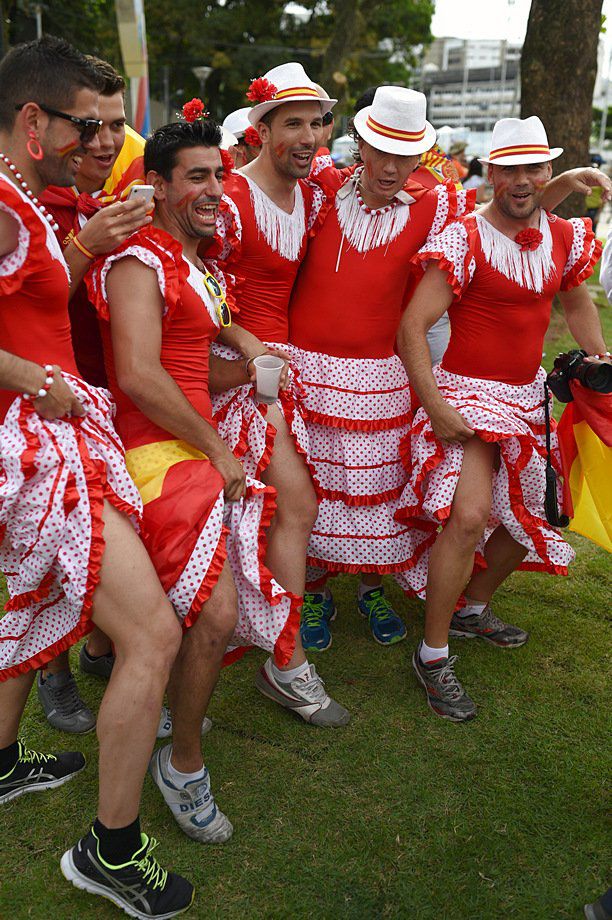 болельщики чемпионат футбол 2014, фанаты футбола Бразилия 2014, 