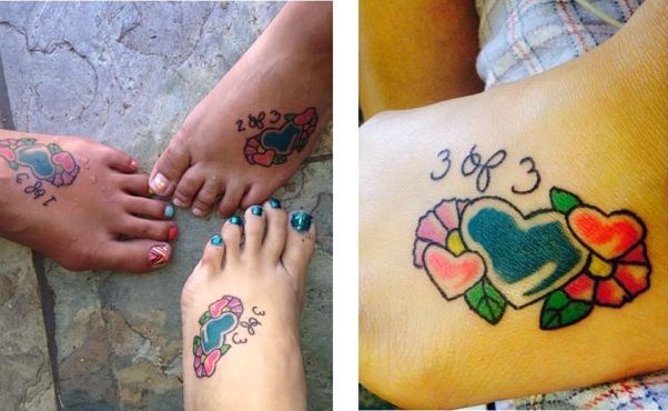 парные тату, татуировки у сестер, одинаковые татуировки сестры, 