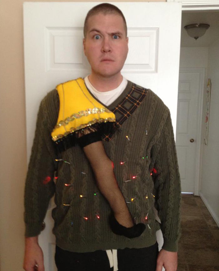 Ugly christmas sweater, уродливый рождественский свитер