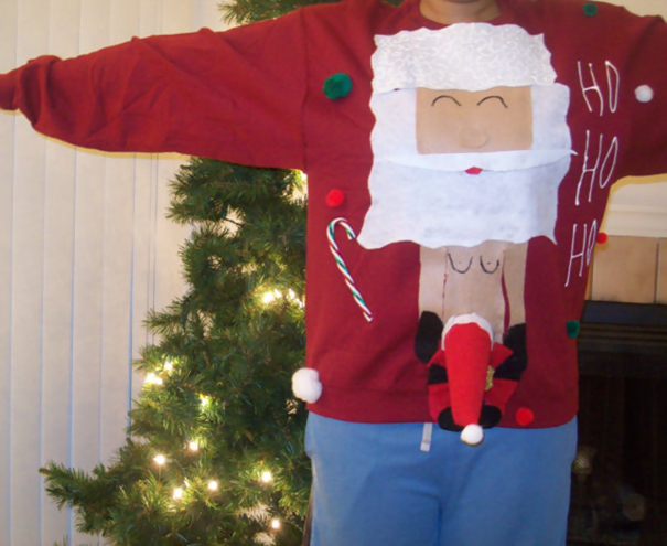 Ugly christmas sweater, уродливый рождественский свитер