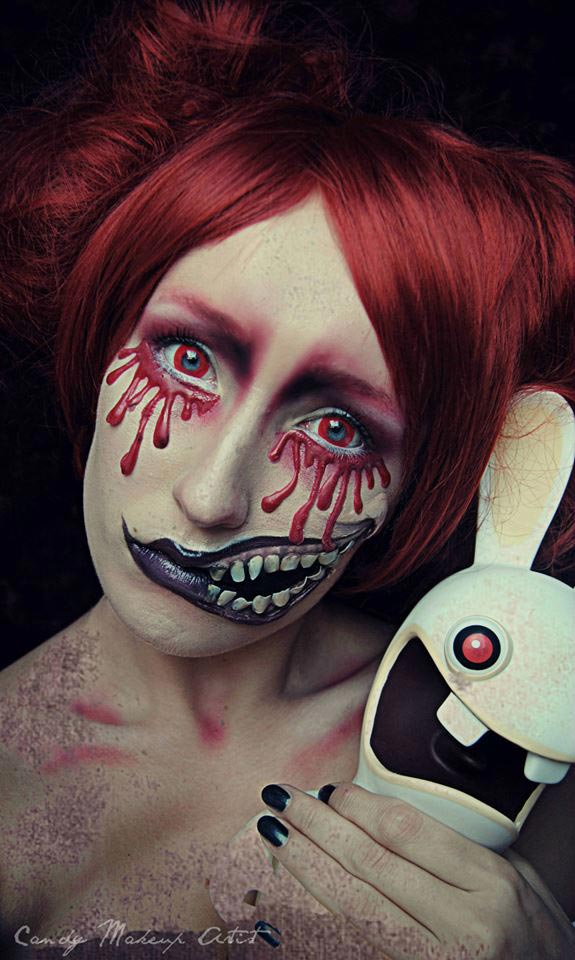 Жутковатый макияж от визажиста вдохновлённого мрачным миром фэнтези candy makeup artist, необычный макияж, жуткий грим