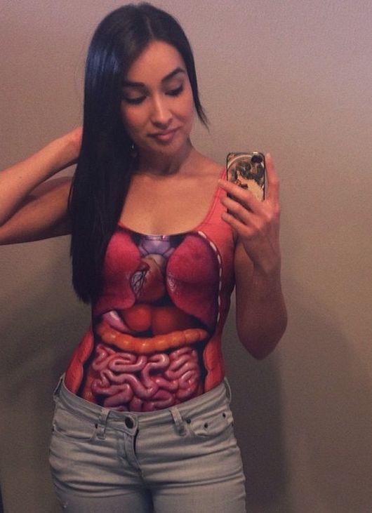 купальник внутренние органы, купальник рентген, креативный купальник, Black Milk