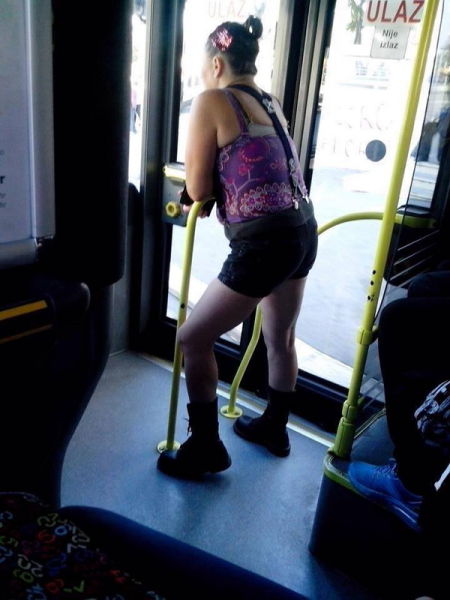 общественный транспорт Сербии, чудаки в общественном транспорте