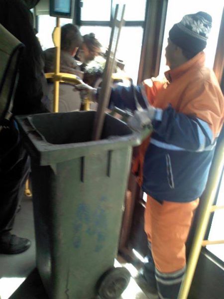 общественный транспорт Сербии, чудаки в общественном транспорте