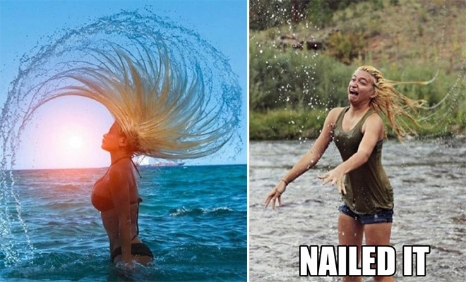 почти получилось, пытались повторить, воспроизвели на фото