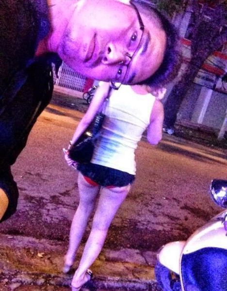 Горе-модники на улицах города, фрики