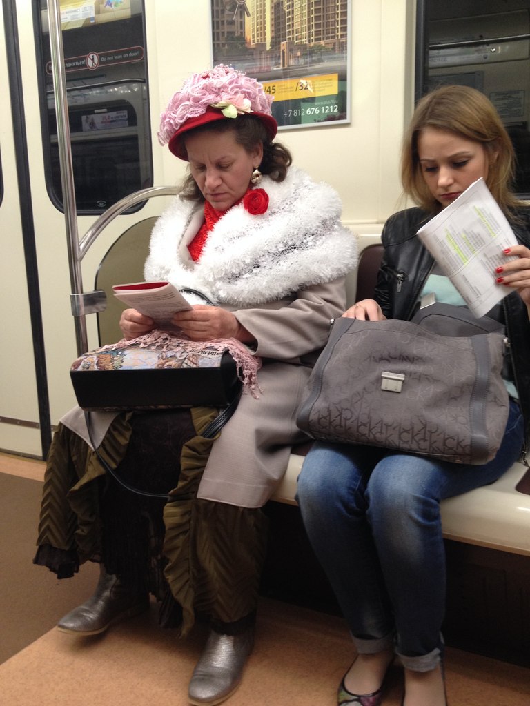 мода российского метро, модники в метро