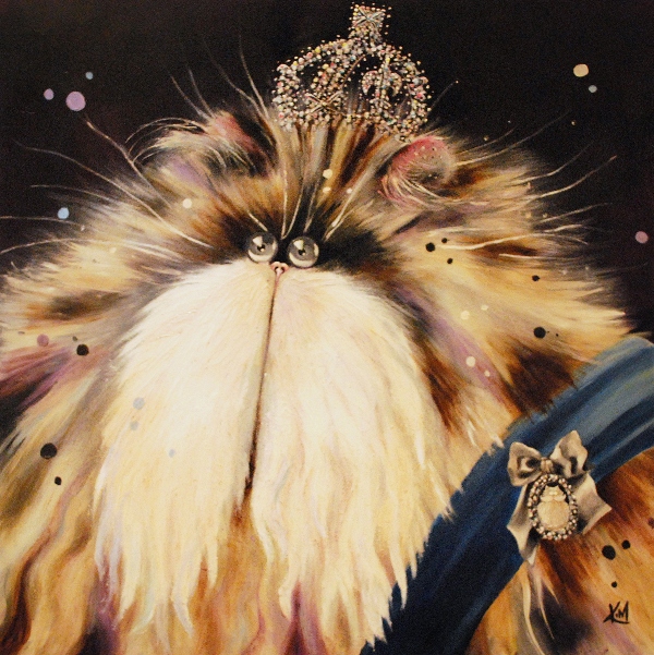 Глазастые коты от Ким Хаскинс Kim Haskins, пучеглазые коты