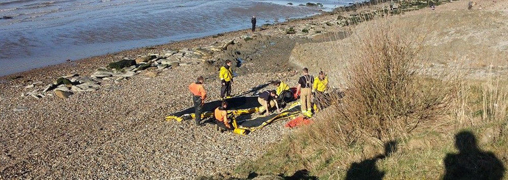 Попытка спасения собаки закончилась спасением самих спасателей Спасение застрявших в грязи, две женщины и собака, утопли в грязи, Херне Бэй