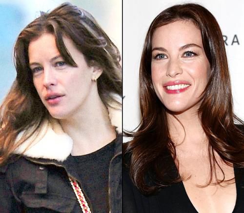 Звёзды Голливуда с макияжем и без, звёзды без макияжа