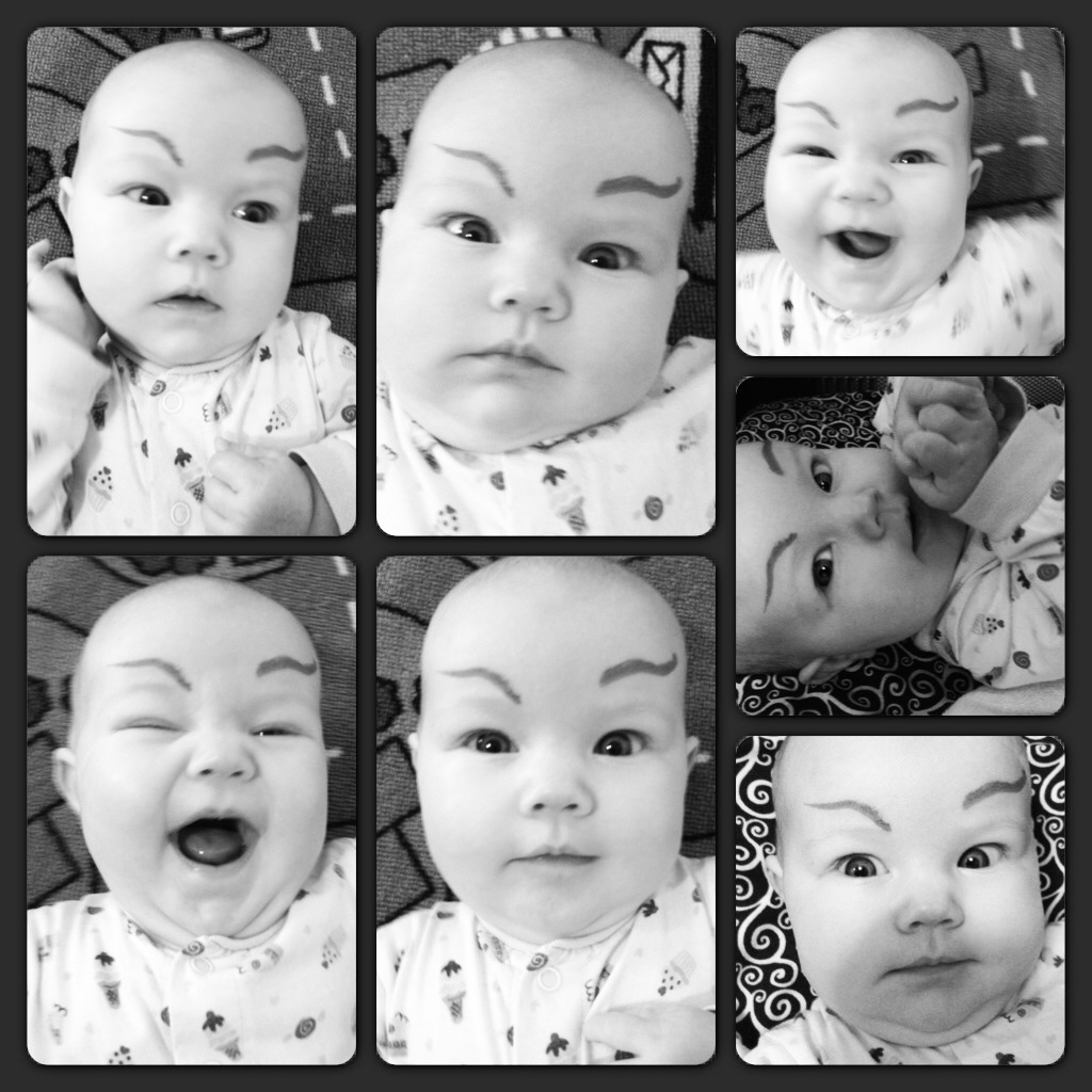 Дети с нарисованными бровями - новый хит Интернета Дети с нарисованными бровями, дети брови, новый хит интернета