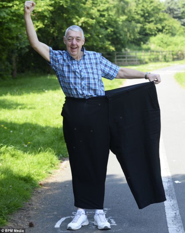 Алан Оутс, Alan Oates, похудел на 122 кг, жена дразнила Джабба Хатт