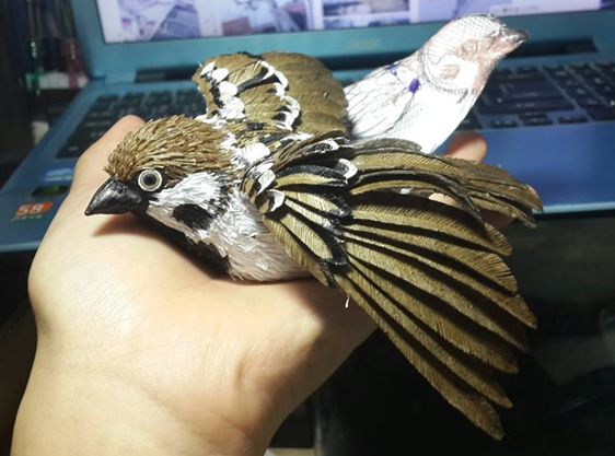 Невообразимые скульптуры из обычного картона от Кай-Сян Хонга скульптуры из картона, годзилла из картона, картон железный человек, Кай-Сян Хонг, Kai-Xiang Xhong