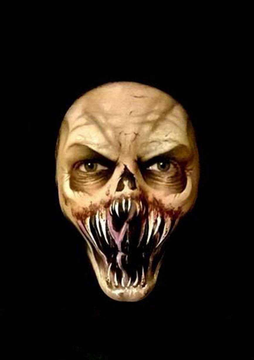 Никки Шелли, Nikki Shelley, жуткий макияж мать троих детей