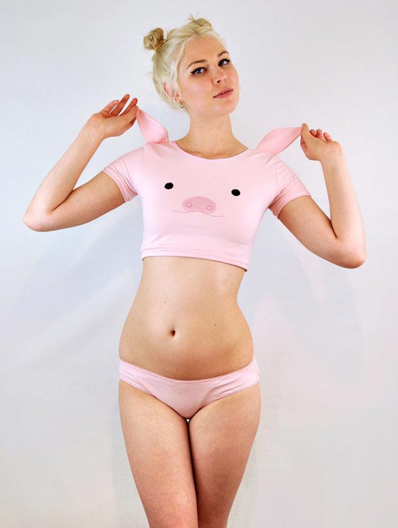 умиляющее нижнее белье, Knickerocker, нижнее белье с животными