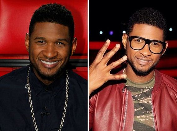 Голливудские знаменитости в очках и без, звезды в очках без очков, фото