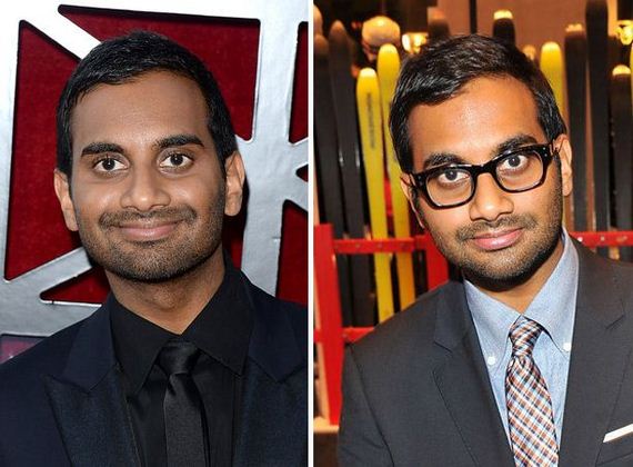 Голливудские знаменитости в очках и без, звезды в очках без очков, фото