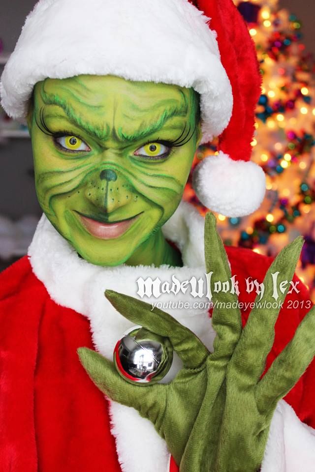 макияж Алексис Флеминг, Alexys Fleming, жуткий макияж, пугающий макияж