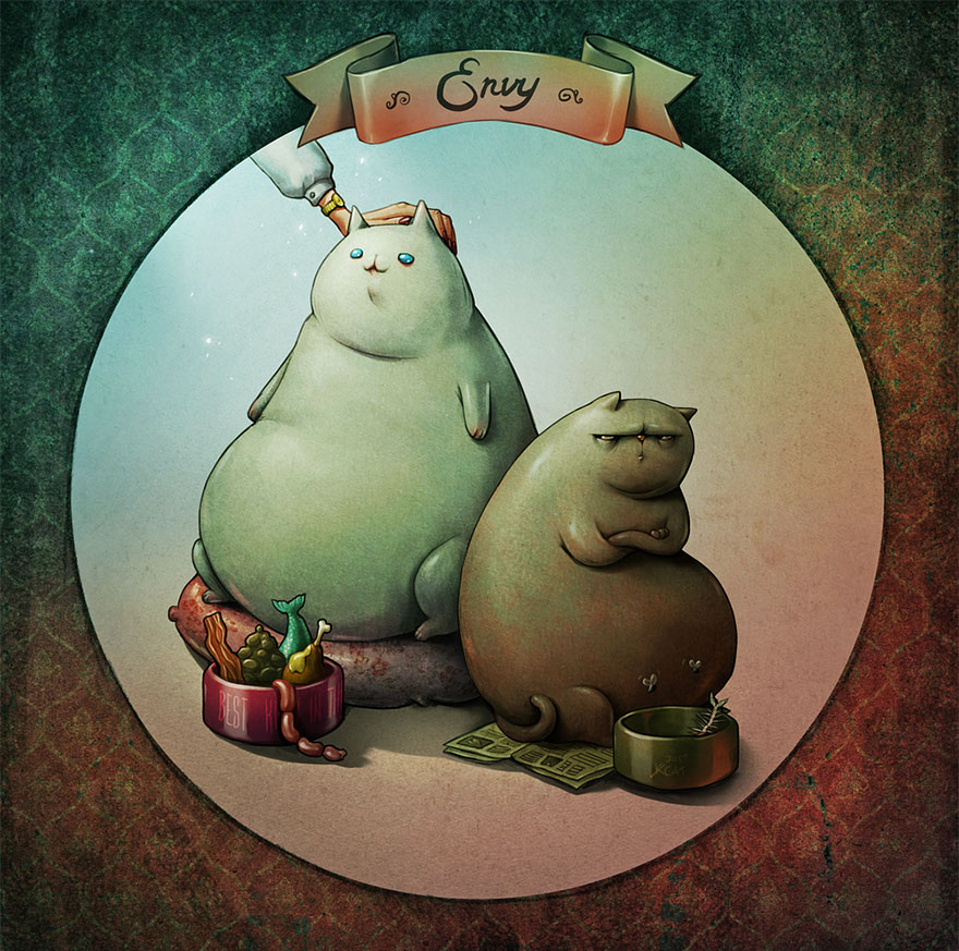 7 смертных грехов на примере котов, Мария Тюрина 7 грехов