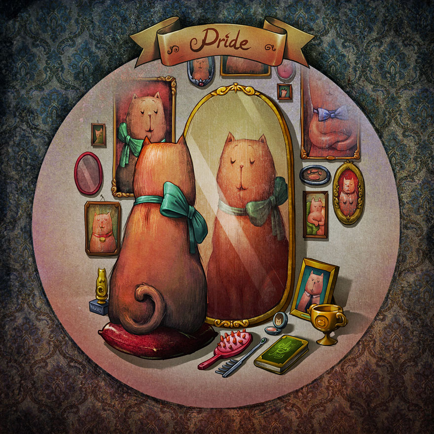 7 смертных грехов на примере котов, Мария Тюрина 7 грехов