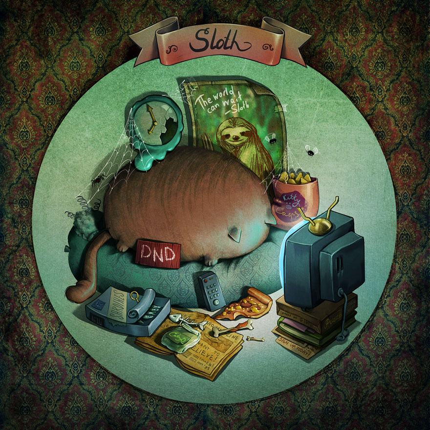 7 смертных грехов на примере котов, Мария Тюрина 7 грехов