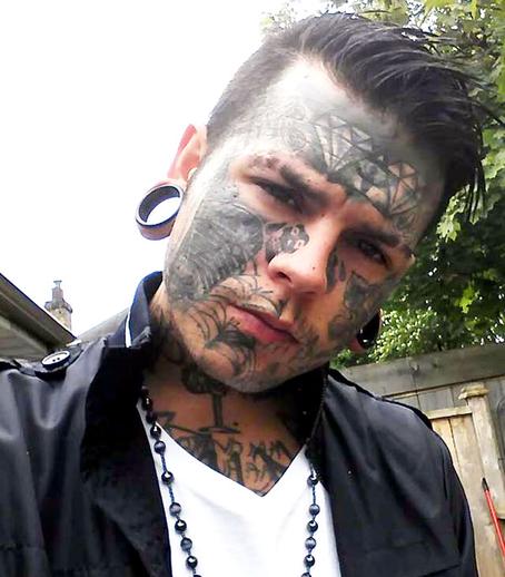 Глупейшие нелепые татуировки на лице, tattoo face