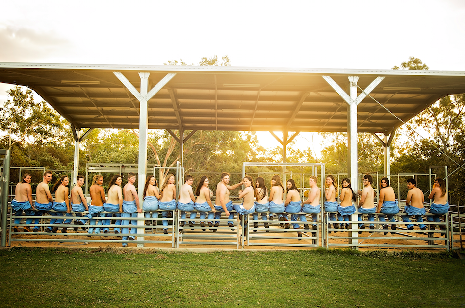 студенты позировали голыми для календаря, ветеринары снялись обнажёнными ради сбора средств