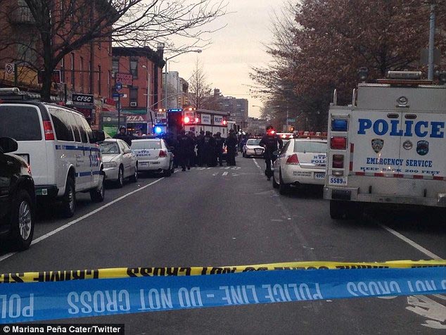 в Нью-Йорке убили двух полицейских, убийца полицейских в Нью-Йорке, Исмаил Бринсли, Вэньцзянь Лю, Рафаэль Рамос