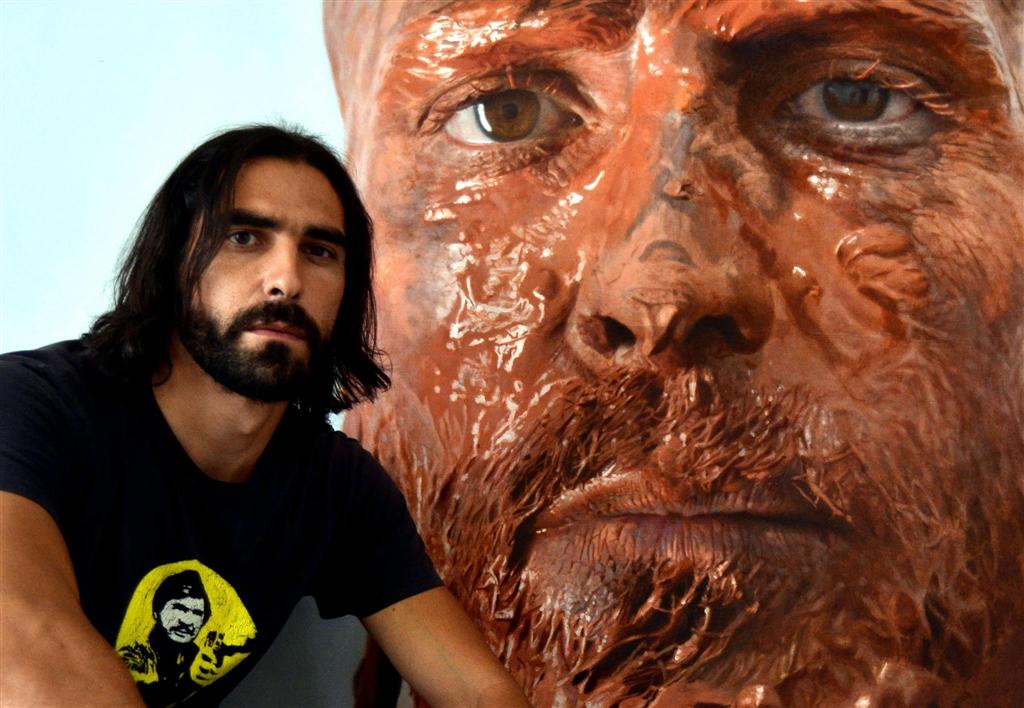 гиперреалистичные портреты, автопортреты, маслом, Элой Моралес, Eloy Morales