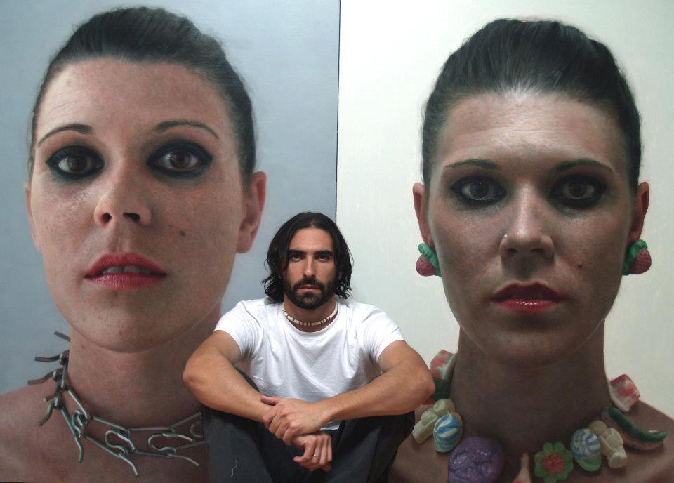 гиперреалистичные портреты, автопортреты, маслом, Элой Моралес, Eloy Morales