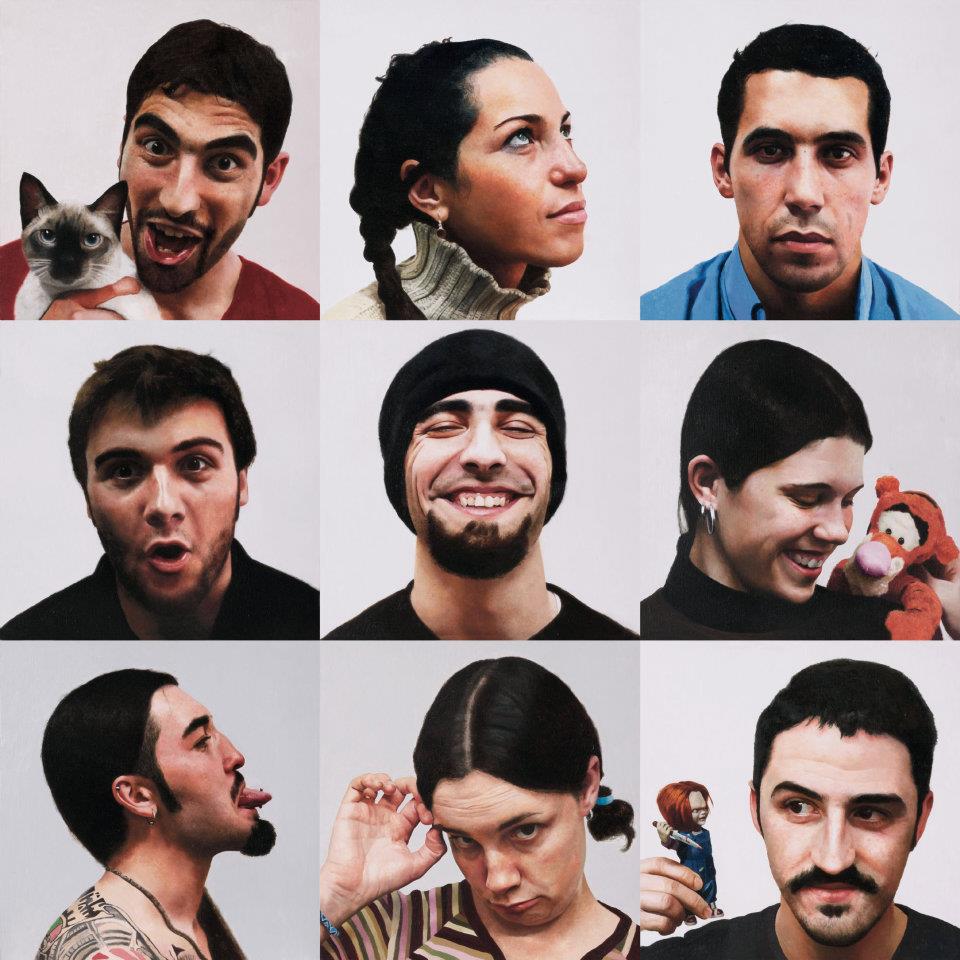 гиперреалистичные портреты, автопортреты, маслом, Элой Моралес, Eloy Morales