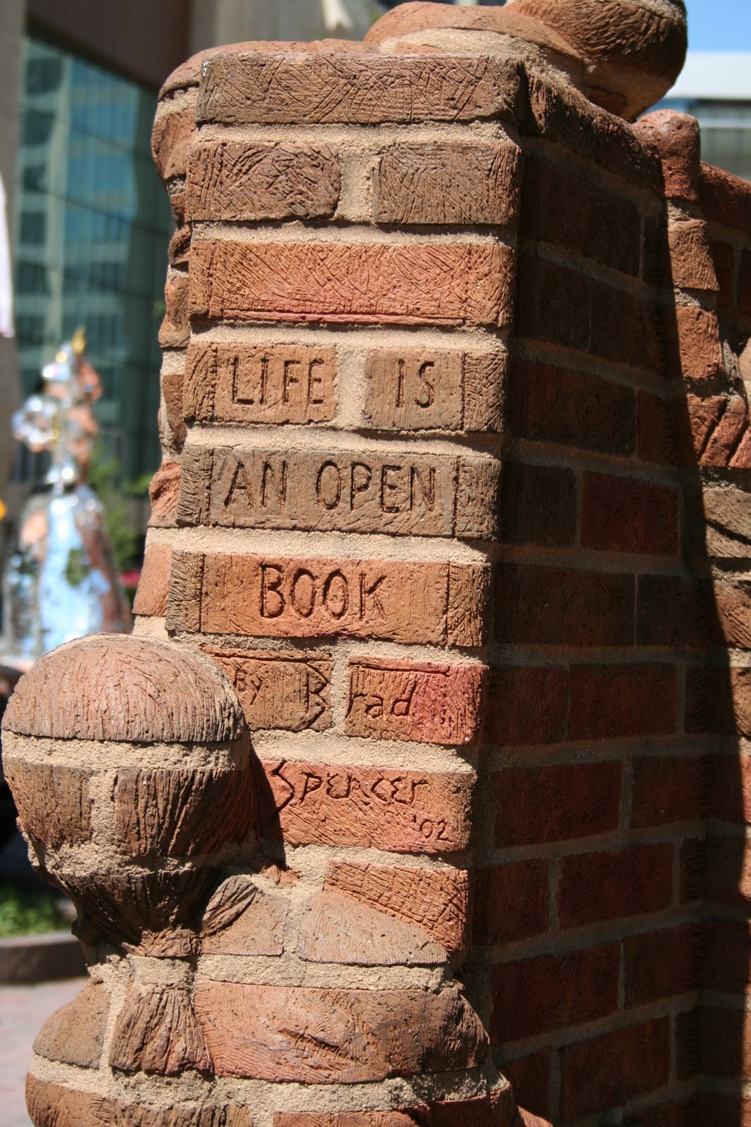 скульптура из кирпича, Брэд Спенсер, Brad Spencer