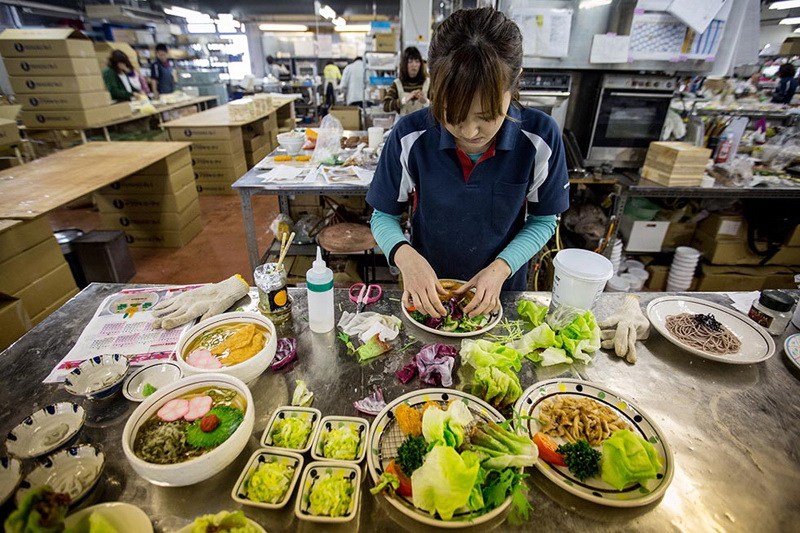 Аппетитные, но несъедобные виниловые муляжи блюд японской кухни аппетитныне муляжи, Japanese Vinyl Food Factory, фабрика Iwasaki