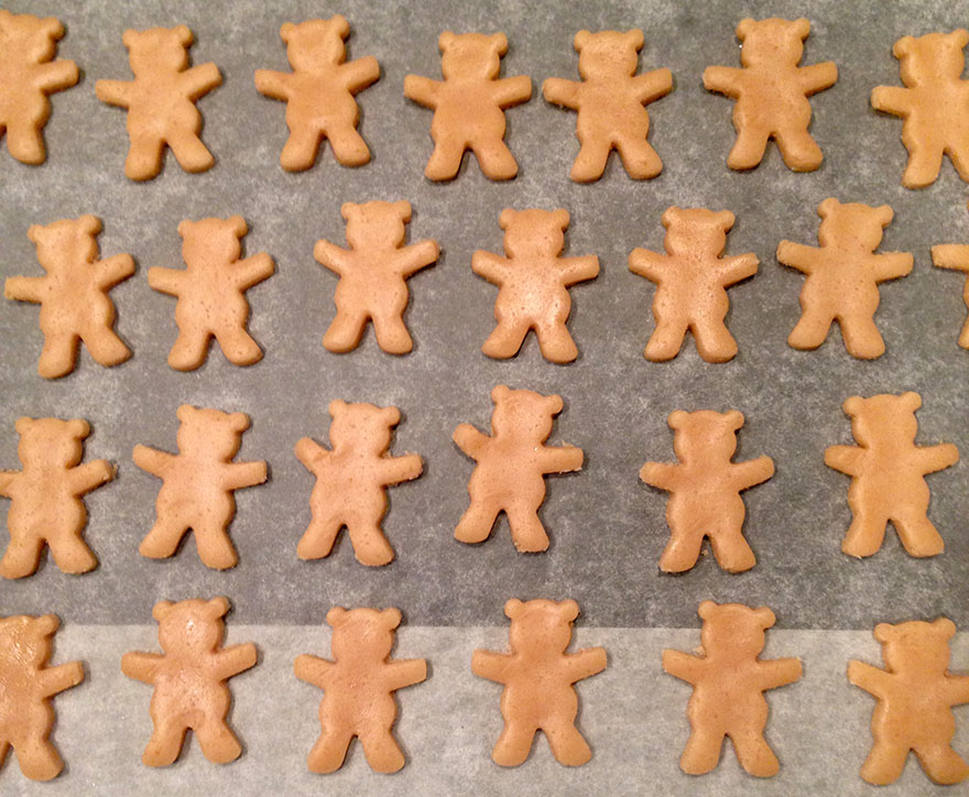 Maa Tamagosan bears, медвежата обнимающие орехи, печенье в виде медвежат