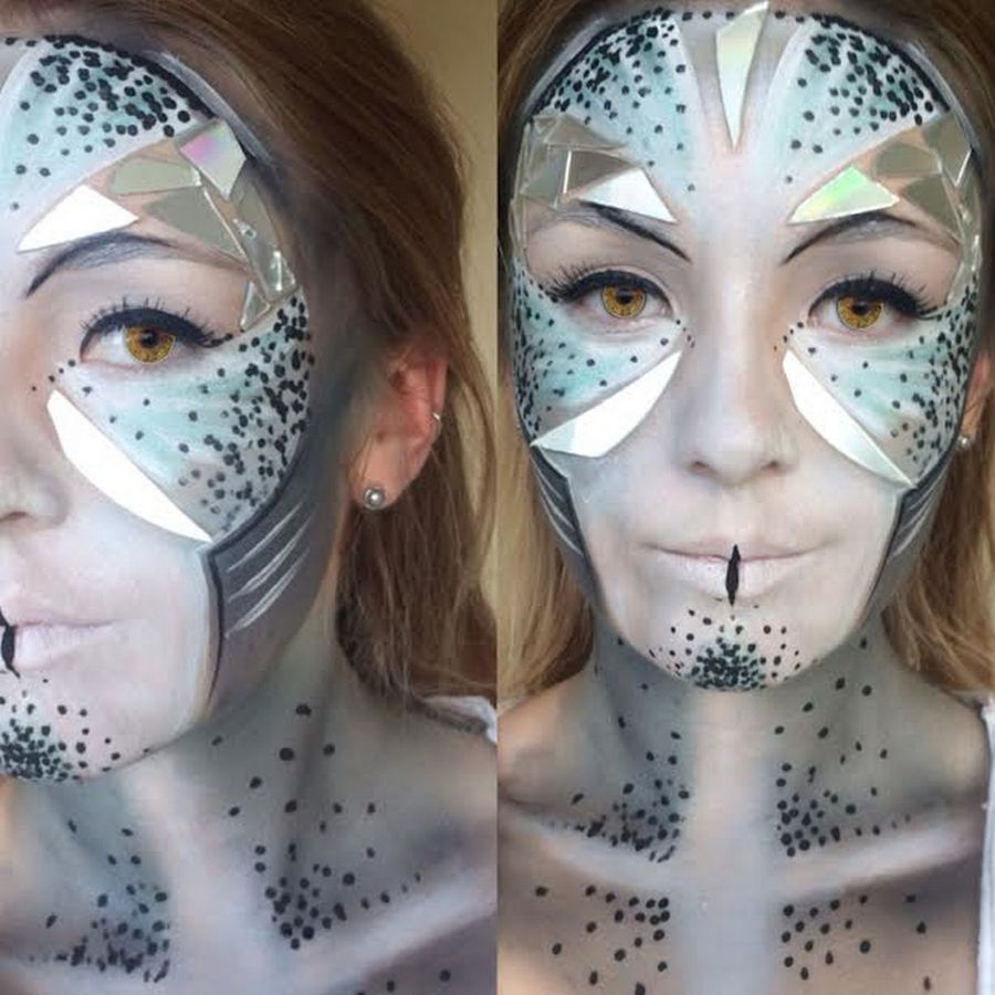 Фантастические перевоплощения девушки при помощи макияжа, ставшие интернет-сенсацией Перевоплощения при помощи макияжа, Белинда Мейнс, Belinda Maines