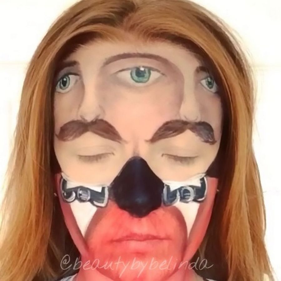 Фантастические перевоплощения девушки при помощи макияжа, ставшие интернет-сенсацией Перевоплощения при помощи макияжа, Белинда Мейнс, Belinda Maines