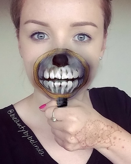 Фантастические перевоплощения девушки при помощи макияжа, ставшие интернет-сенсацией Перевоплощения при помощи макияжа, Белинда Мейнс, Belinda Maines