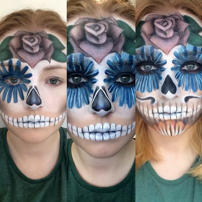 Фантастические перевоплощения девушки при помощи макияжа, ставшие интернет-сенсацией Перевоплощения при помощи макияжа, Белинда Мейнс, Belinda Maines