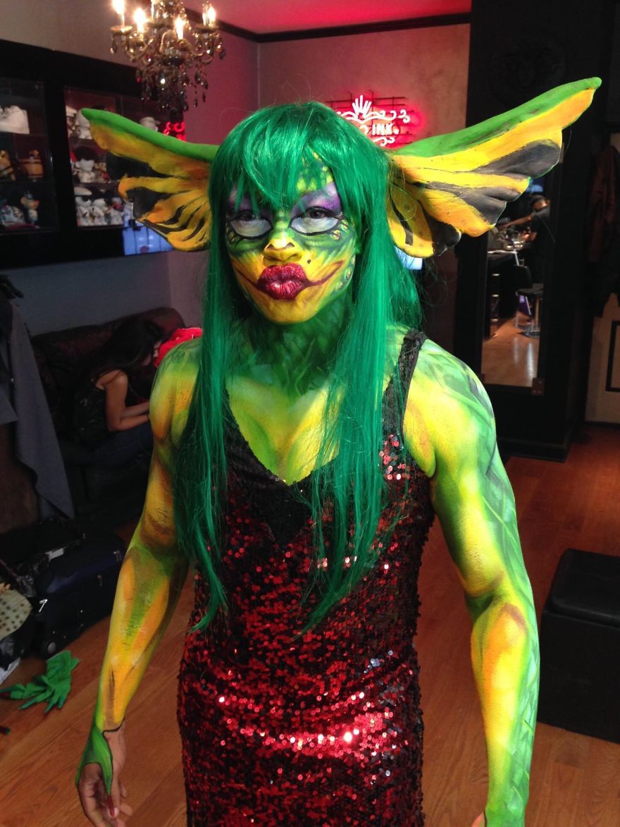 креативный костюм на Хэллоуин, хэллоуинский костюм