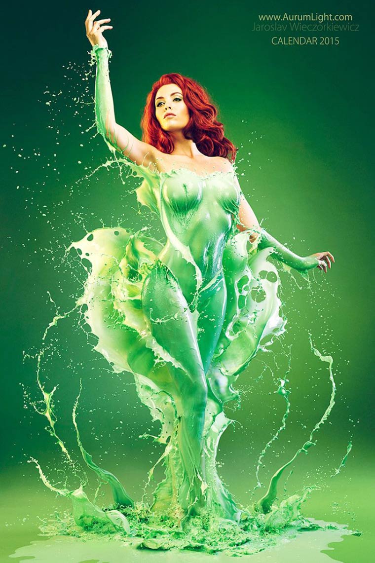 Splash Heroes, обнаженные супергероини, Ярослав Вечоркевич, Jaroslav Wieczorkiewiz