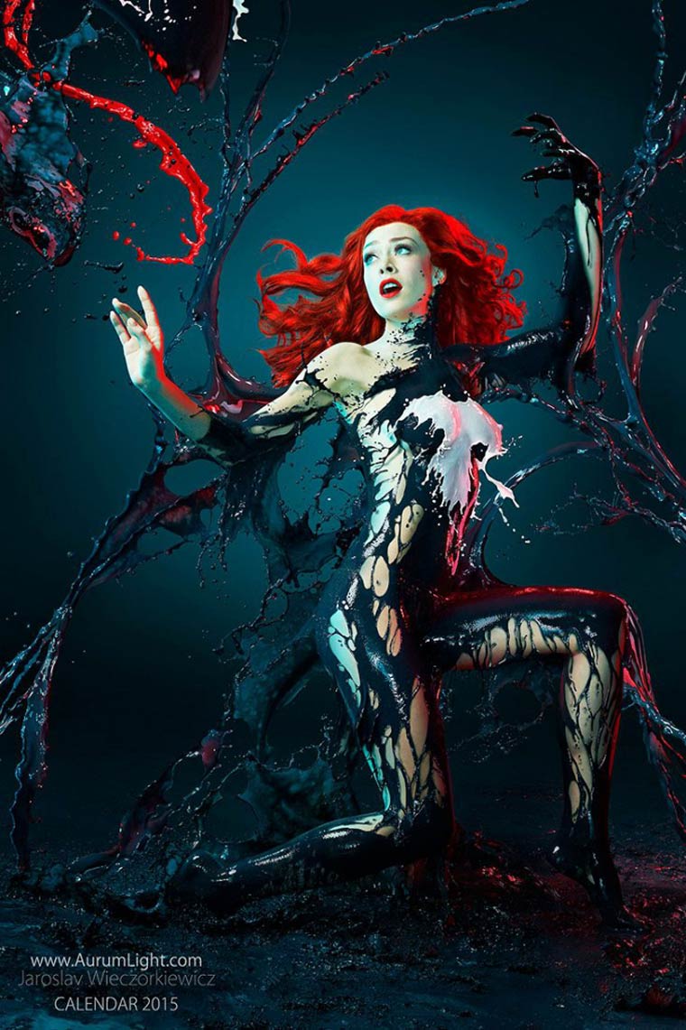 Splash Heroes, обнаженные супергероини, Ярослав Вечоркевич, Jaroslav Wieczorkiewiz