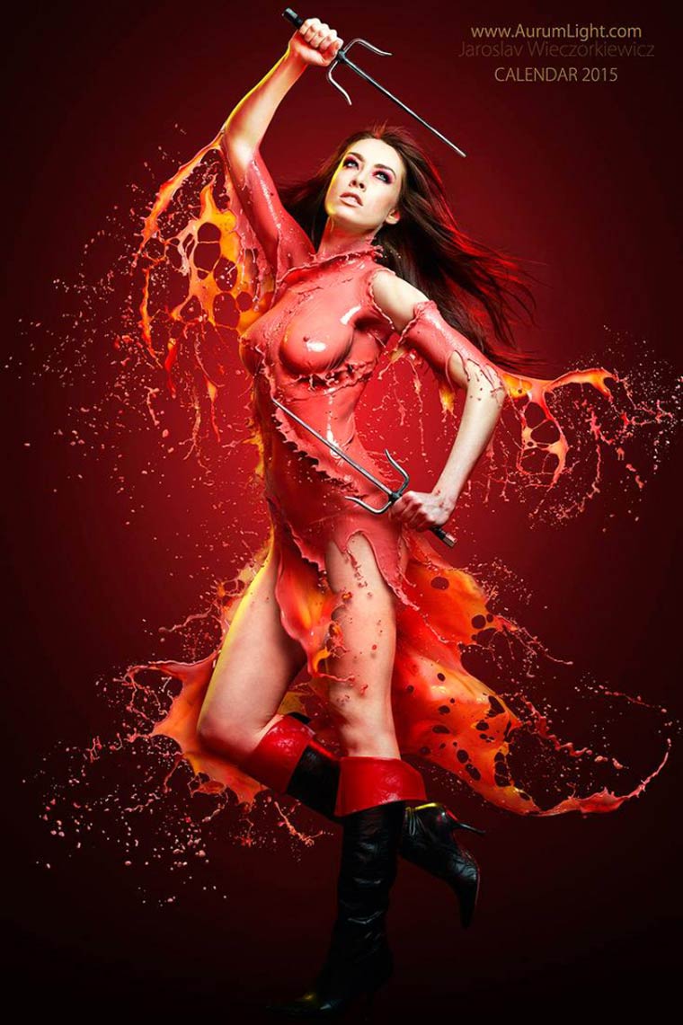 Splash Heroes, обнаженные супергероини, Ярослав Вечоркевич, Jaroslav Wieczorkiewiz