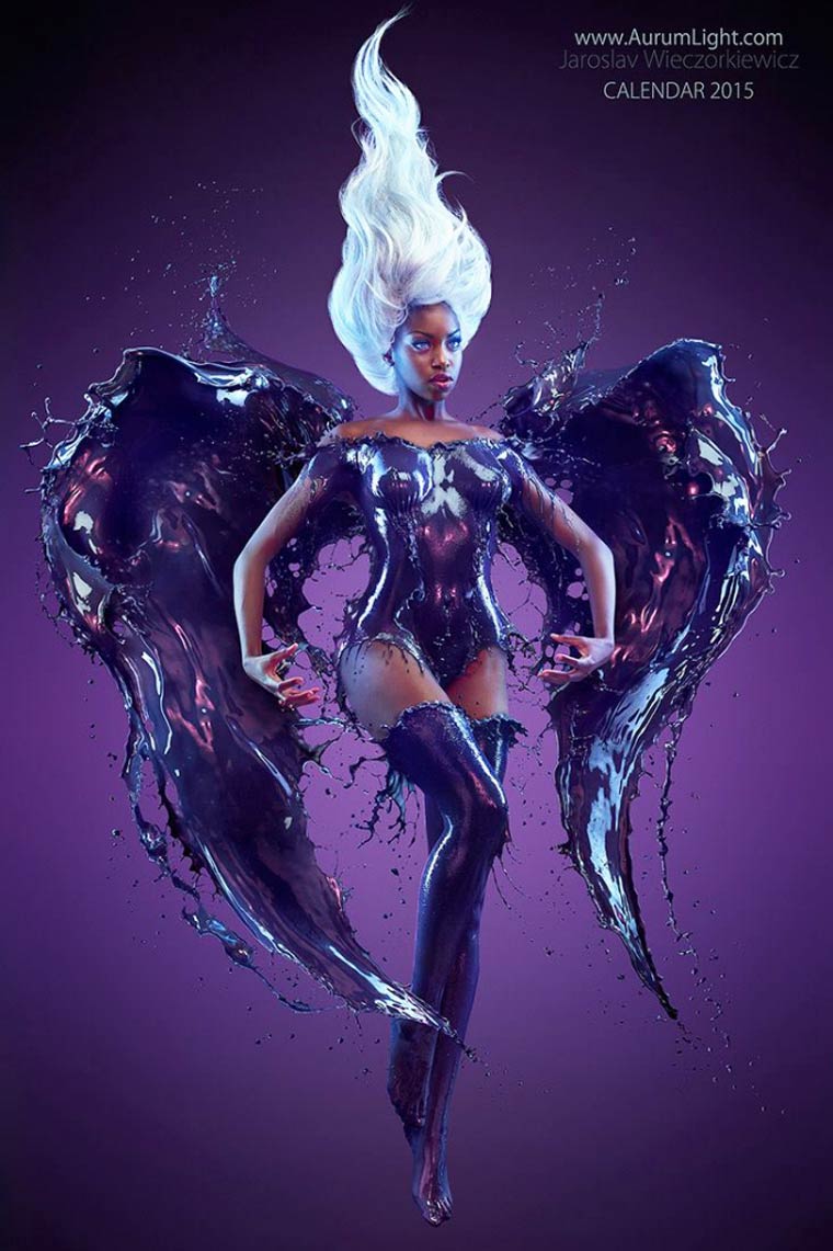 Splash Heroes, обнаженные супергероини, Ярослав Вечоркевич, Jaroslav Wieczorkiewiz