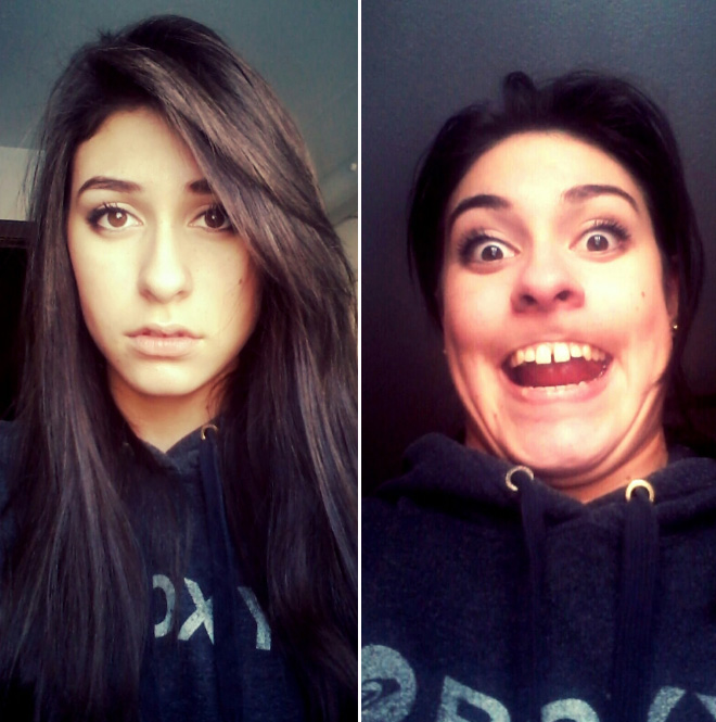 девушки, корчат рожи, смешное, гримаса