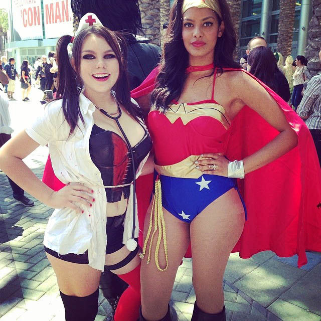 Потрясающие девушки с супергеройского события года Wondercon 2014 девушки Wondercon 2014, красотки с Wondercon 2014, сексуальные девушки с Wondercon 2014