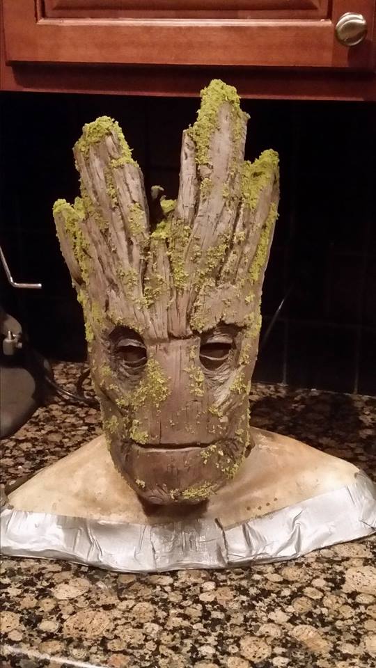 Calen Hoffman Groot, костюм Грута, косплей на грута стражи галактики