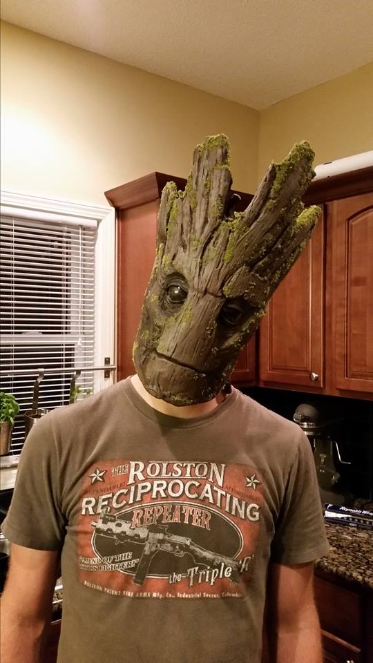 Calen Hoffman Groot, костюм Грута, косплей на грута стражи галактики