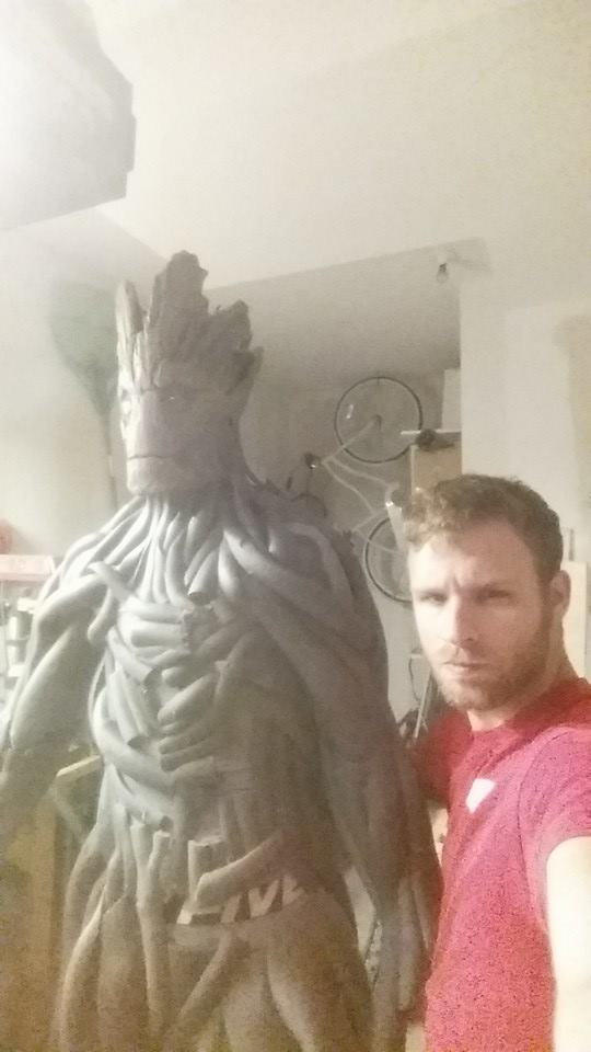 Calen Hoffman Groot, костюм Грута, косплей на грута стражи галактики