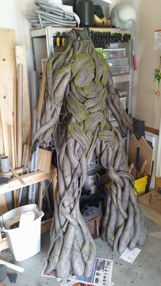 Calen Hoffman Groot, костюм Грута, косплей на грута стражи галактики